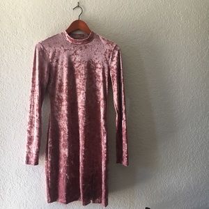 Velvet Long Sleeve Dress